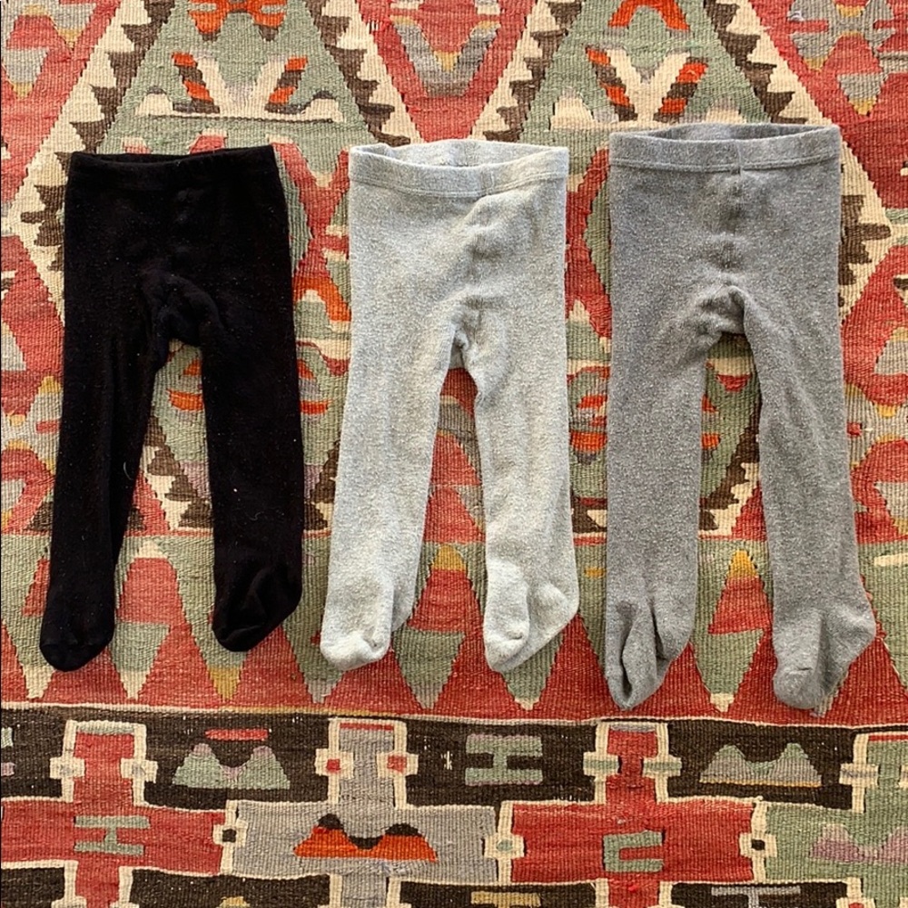 Set of three Zara tights 6-12 months